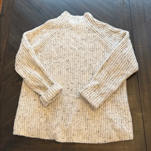 Madewell Cozy Cream Ribbed Women's Sweater - Medium - Picture 2 of 3
